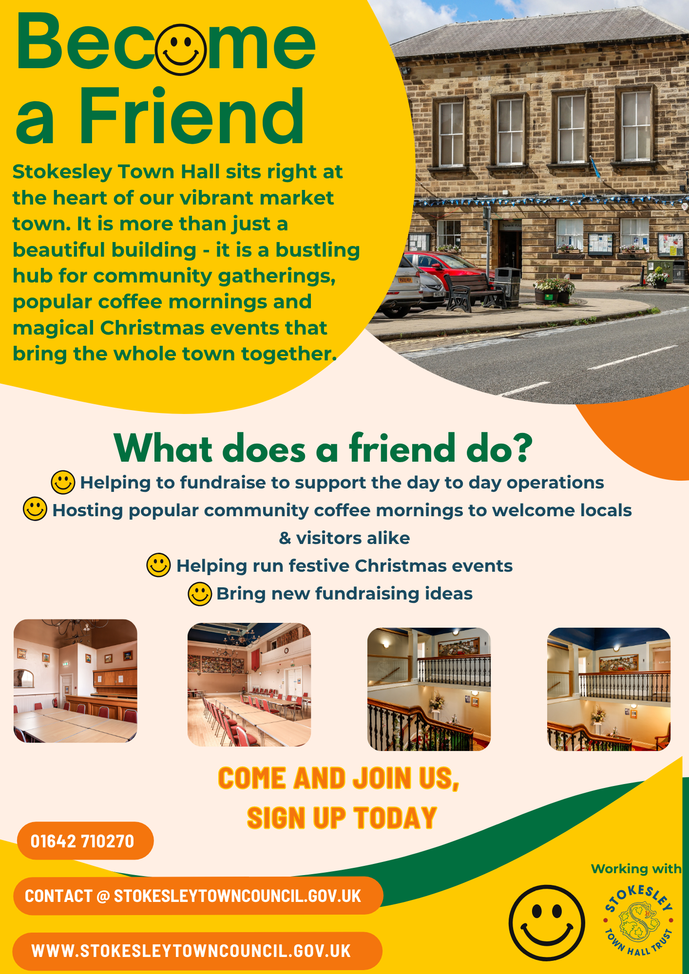 Become a Friend poster